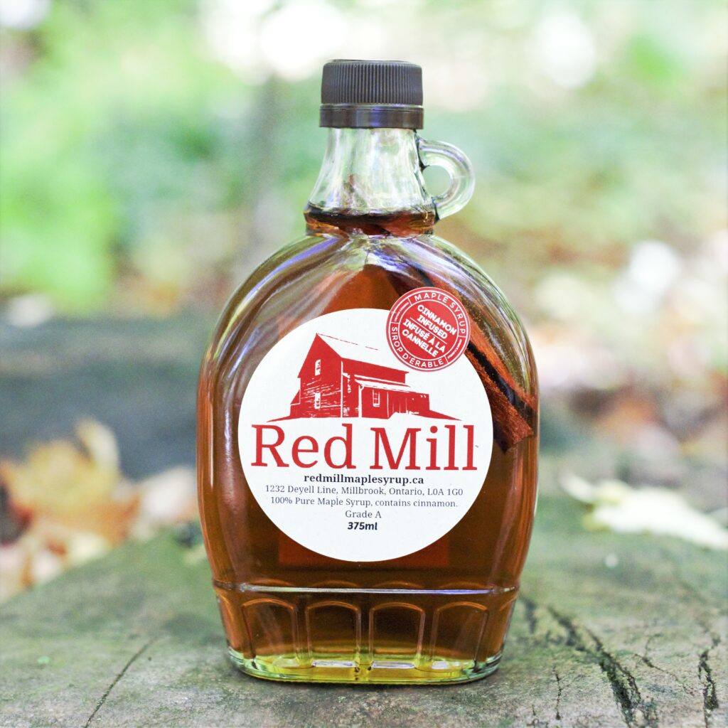 All Natural Ontario Cinnamon Infused Maple Syrup 375ml Red Mill Maple   Cinnamon Infused Maple Syrup 1024x1024 